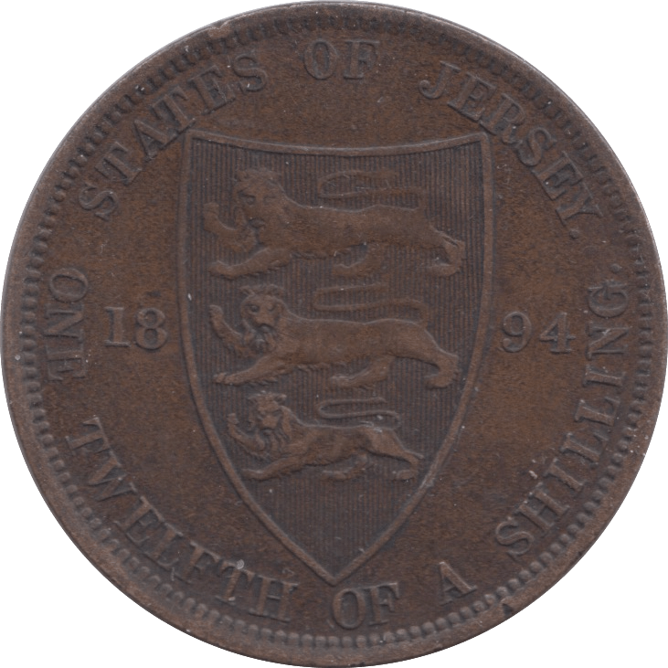 1894 ONE PENNY JERSEY - WORLD COIN - Cambridgeshire Coins