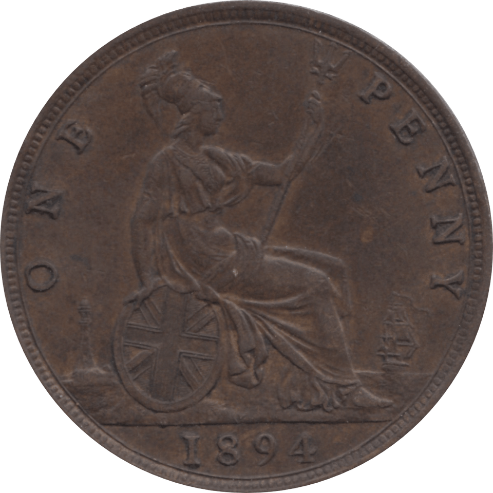 1894 PENNY 1 ( EF ) 11 - Penny - Cambridgeshire Coins