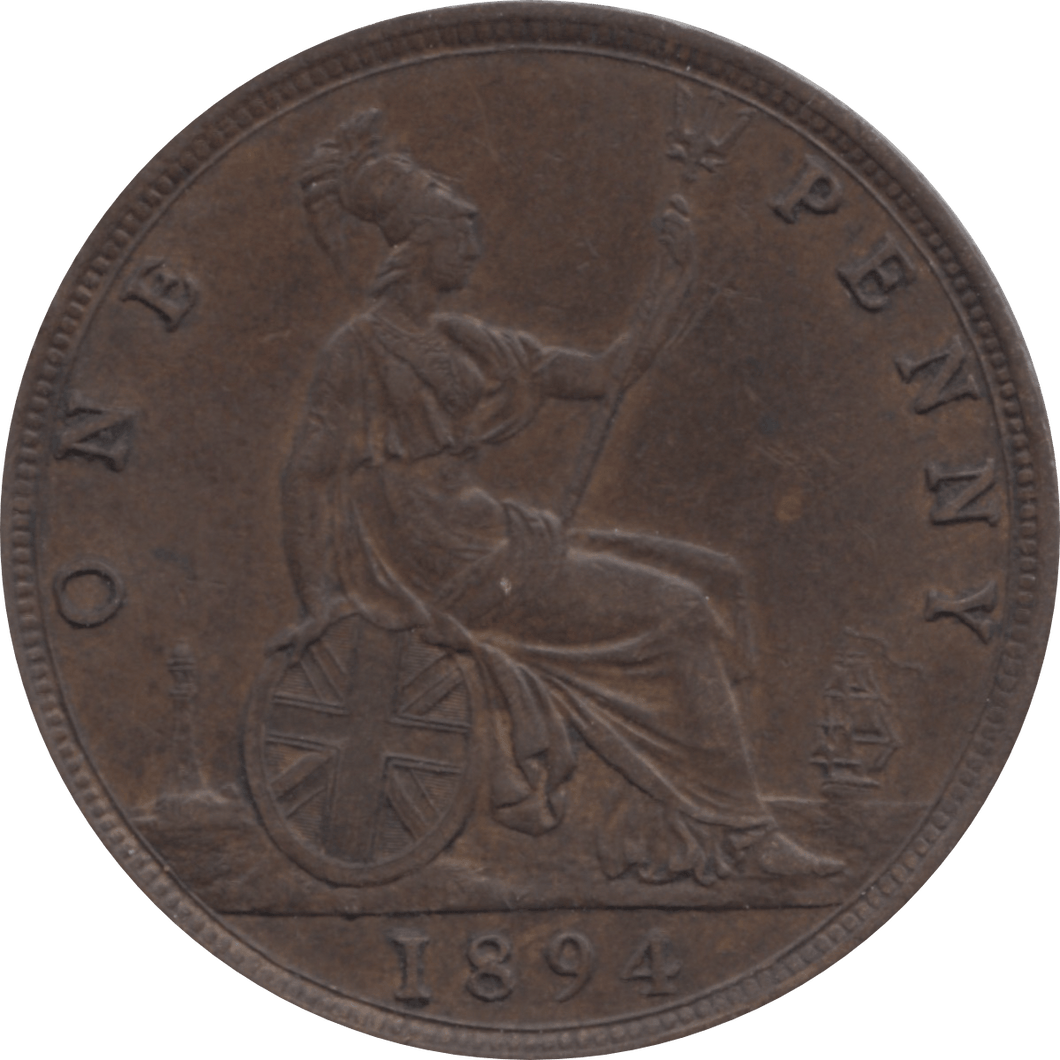 1894 PENNY 1 ( EF ) 11 - Penny - Cambridgeshire Coins