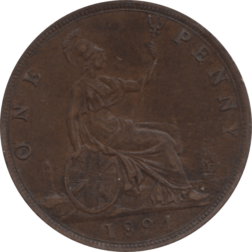 1894 PENNY 1 ( GVF ) 2 - Penny - Cambridgeshire Coins