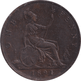 1894 PENNY ( EF ) - Penny - Cambridgeshire Coins