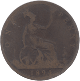 1894 PENNY ( FAIR ) 7 - Penny - Cambridgeshire Coins