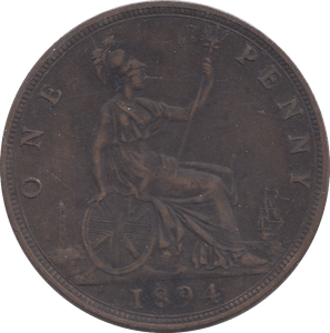 1894 PENNY ( GVF ) - Penny - Cambridgeshire Coins