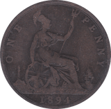 1894 PENNY ( NF ) - Penny - Cambridgeshire Coins