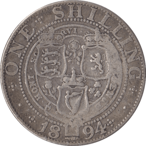 1894 SHILLING ( FINE ) - Shilling - Cambridgeshire Coins