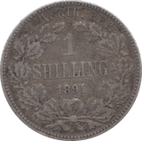 1894 SILVER 1 SHILLING SOUTH AFRICA - SILVER WORLD COINS - Cambridgeshire Coins