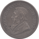 1894 SILVER 2 1/2 SHILLINGS SOUTH AFRICA - SILVER WORLD COINS - Cambridgeshire Coins