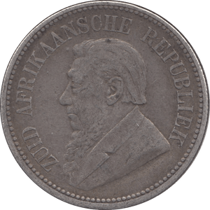 1894 SILVER 2 1/2 SHILLINGS SOUTH AFRICA - SILVER WORLD COINS - Cambridgeshire Coins