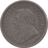 1894 SILVER 2 1/2 SHILLINGS SOUTH AFRICA - SILVER WORLD COINS - Cambridgeshire Coins