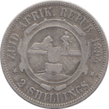 1894 SILVER 2 SHILLING SOUTH AFRICA - SILVER WORLD COINS - Cambridgeshire Coins