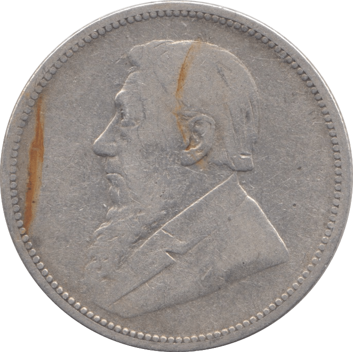 1894 SILVER 2 SHILLING SOUTH AFRICA - SILVER WORLD COINS - Cambridgeshire Coins