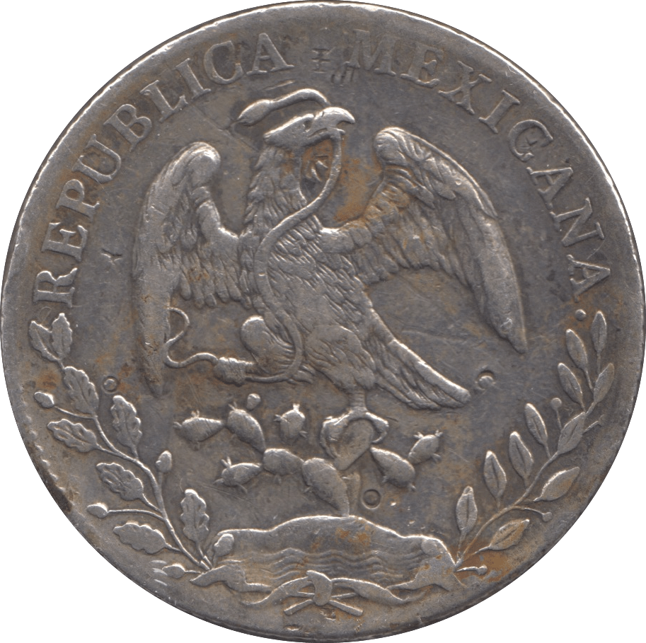 1894 SILVER MEXICO 8 REALES LIBERTAD - SILVER WORLD COINS - Cambridgeshire Coins