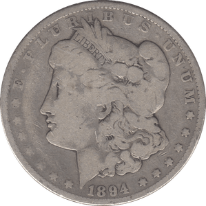 1894 SILVER MORGAN DOLLAR NEW ORLEANS - SILVER WORLD COINS - Cambridgeshire Coins