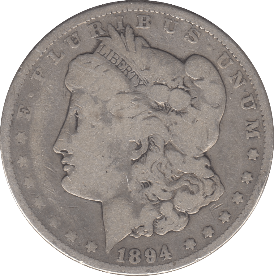 1894 SILVER MORGAN DOLLAR NEW ORLEANS - SILVER WORLD COINS - Cambridgeshire Coins