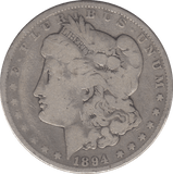 1894 SILVER MORGAN DOLLAR NEW ORLEANS - SILVER WORLD COINS - Cambridgeshire Coins