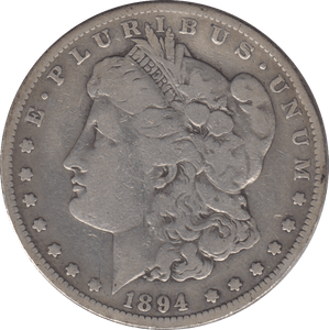 1894 SILVER MORGAN DOLLAR SAN FRANCISCO MINT - SILVER WORLD COINS - Cambridgeshire Coins
