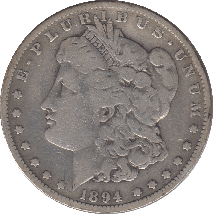 1894 SILVER MORGAN DOLLAR SAN FRANCISCO MINT - SILVER WORLD COINS - Cambridgeshire Coins
