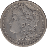 1894 SILVER MORGAN DOLLAR SAN FRANCISCO MINT - SILVER WORLD COINS - Cambridgeshire Coins