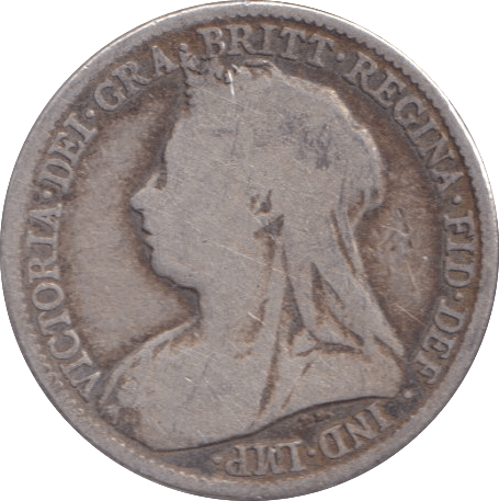 1894 SIXPENCE ( NF ) - Sixpence - Cambridgeshire Coins