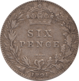 1894 SIXPENCE ( VF ) 4 - Sixpence - Cambridgeshire Coins