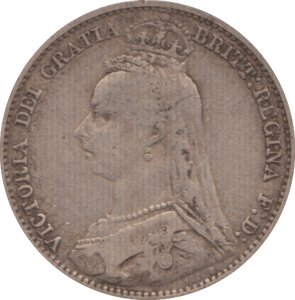 1894 SIXPENCE ( VF ) 4 - Sixpence - Cambridgeshire Coins