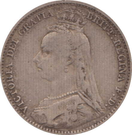 1894 SIXPENCE ( VF ) 4 - Sixpence - Cambridgeshire Coins