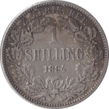 1894 SOUTH AFRICA SILVER ONE SHILLING - SILVER WORLD COINS - Cambridgeshire Coins