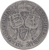 1894 TWO SHILLINGS ( NF ) 11 - Florin - Cambridgeshire Coins