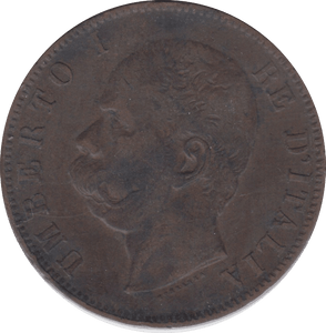 1895 10 CENTESIMI ITALY - WORLD COINS - Cambridgeshire Coins