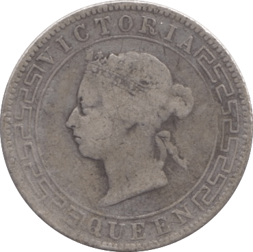 1895 CEYLON 5 CENTS - WORLD COINS - Cambridgeshire Coins