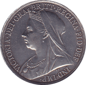 1895 CROWN ( EF ) CLEANED - Crown - Cambridgeshire Coins