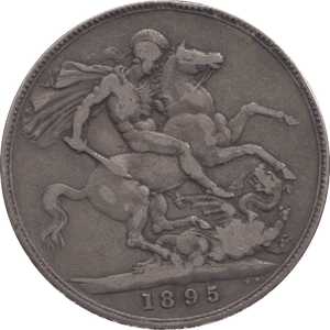 1895 CROWN ( FINE ) 10 - Crown - Cambridgeshire Coins