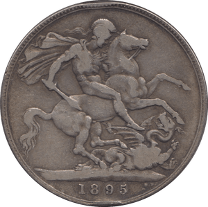 1895 CROWN ( FINE ) 12 - Crown - Cambridgeshire Coins