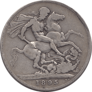 1895 CROWN ( FINE ) 2 - Crown - Cambridgeshire Coins