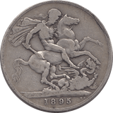 1895 CROWN ( FINE ) 2 - Crown - Cambridgeshire Coins