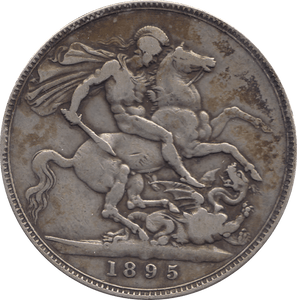 1895 CROWN ( FINE ) LIX 7 - Crown - Cambridgeshire Coins
