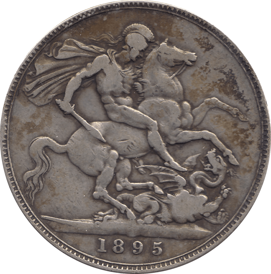 1895 CROWN ( FINE ) LIX 7 - Crown - Cambridgeshire Coins