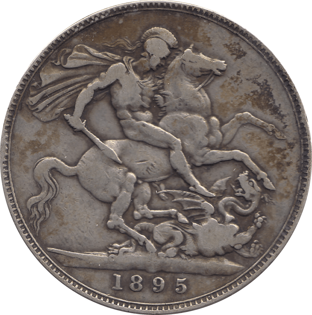 1895 CROWN ( FINE ) LIX 7 - Crown - Cambridgeshire Coins