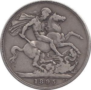 1895 CROWN ( FINE ) LVI - Crown - Cambridgeshire Coins