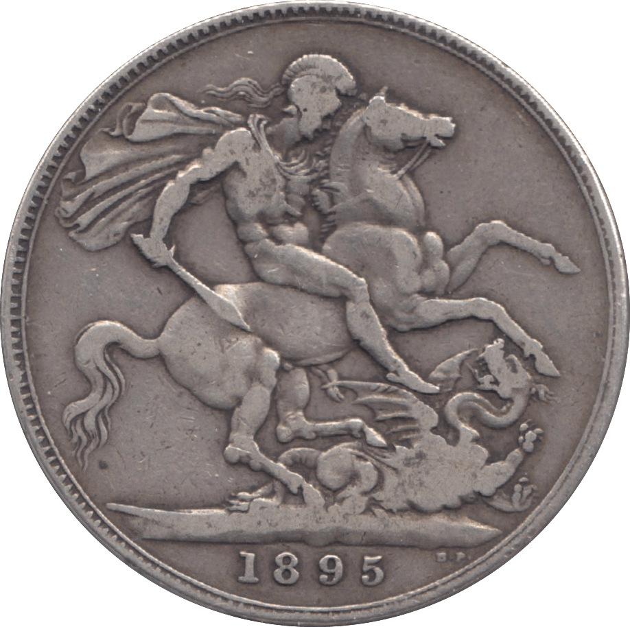 1895 CROWN ( FINE ) LVI - Crown - Cambridgeshire Coins