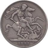 1895 CROWN ( FINE ) LVI - Crown - Cambridgeshire Coins