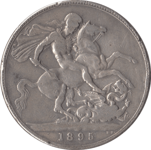 1895 CROWN ( FINE ) LVIII - Crown - Cambridgeshire Coins