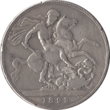 1895 CROWN ( FINE ) LVIII - Crown - Cambridgeshire Coins