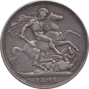 1895 CROWN ( GF ) LIX - Crown - Cambridgeshire Coins