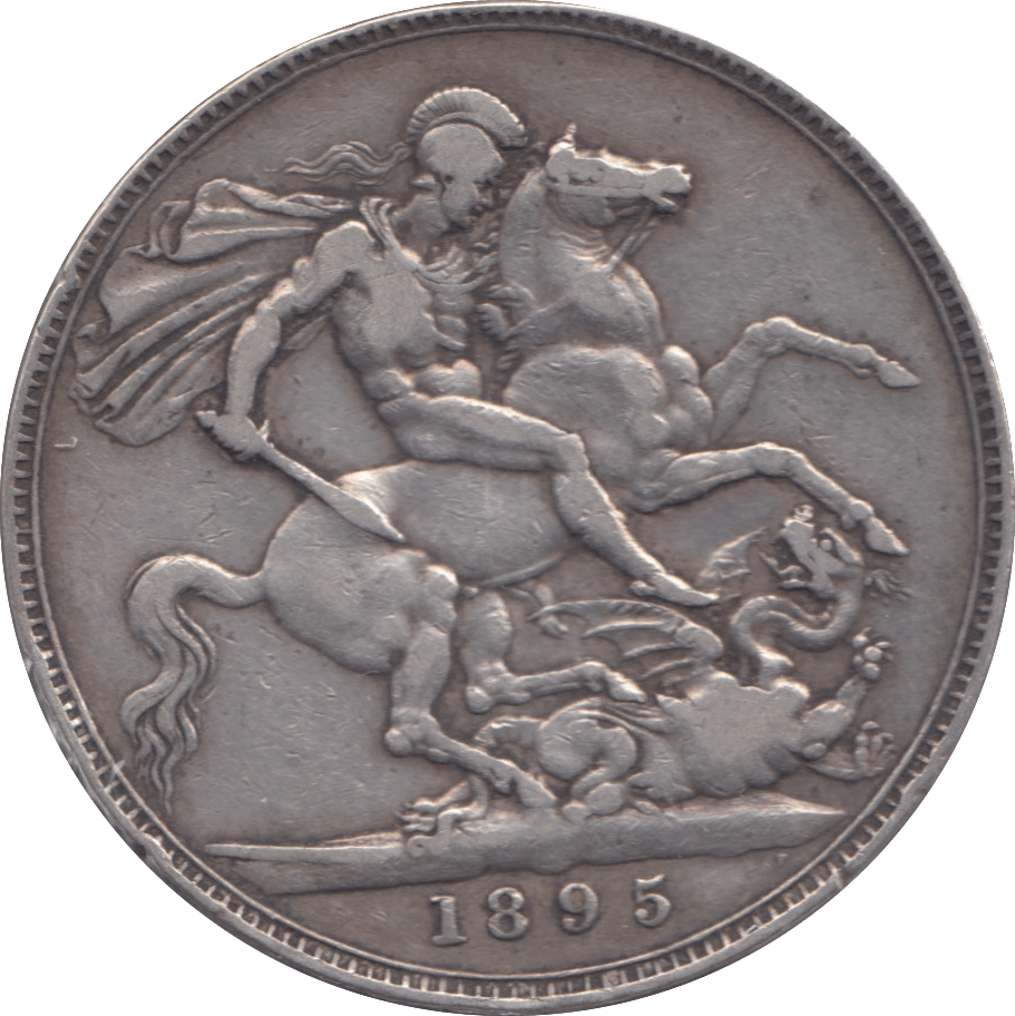 1895 CROWN LIX 6 ( GF ) - Crown - Cambridgeshire Coins