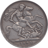 1895 CROWN LIX 6 ( GF ) - Crown - Cambridgeshire Coins