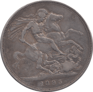 1895 CROWN LVI ( GF ) 14 - Crown - Cambridgeshire Coins