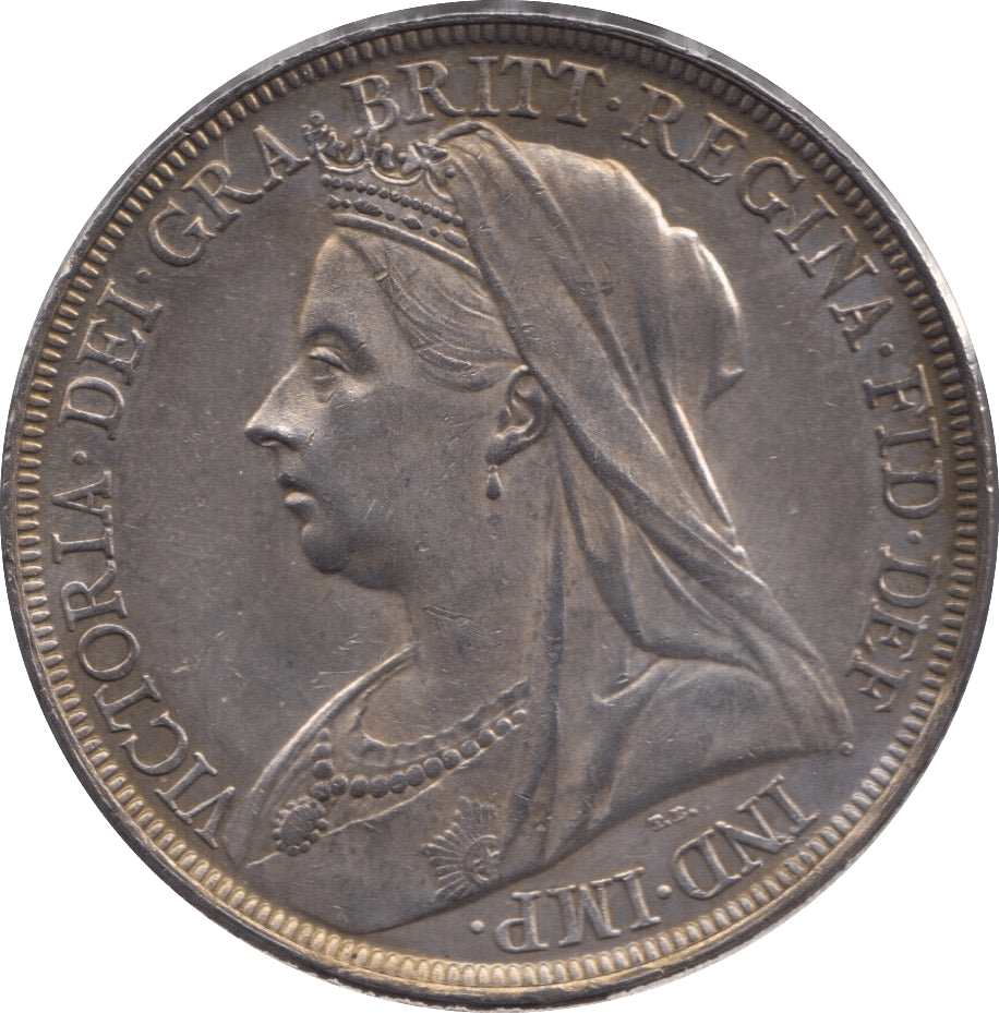 1895 CROWN ( UNC ) LIX - Crown - Cambridgeshire Coins