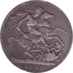1895 CROWN ( VF ) LIX - Crown - Cambridgeshire Coins