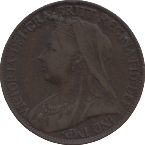 1895 FARTHING 2 ( VF ) 60 - Farthing - Cambridgeshire Coins